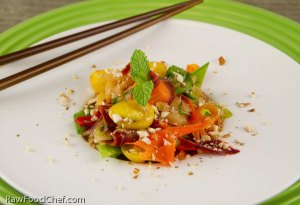 Green Papaya Rainbow Salad
